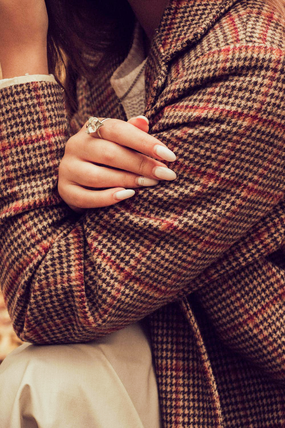 lady wearing a classic blazer